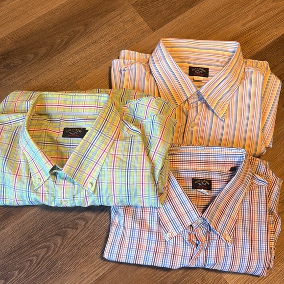 Paul & Shark Mens 3XB Gangnam Check Button UP Long Sleeve Yachting shirts - Picture 2 of 15